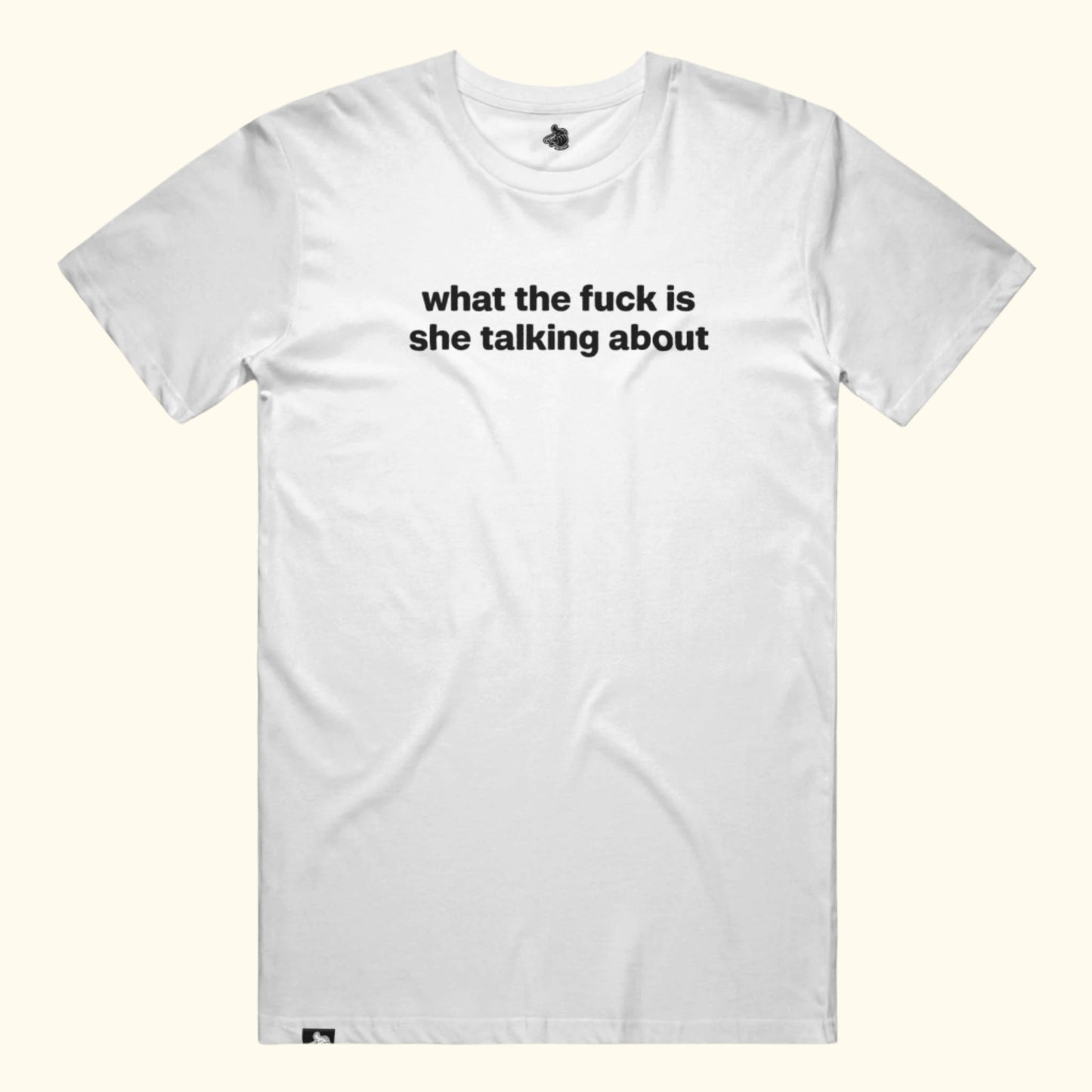 what the fuck is she talking about Tee