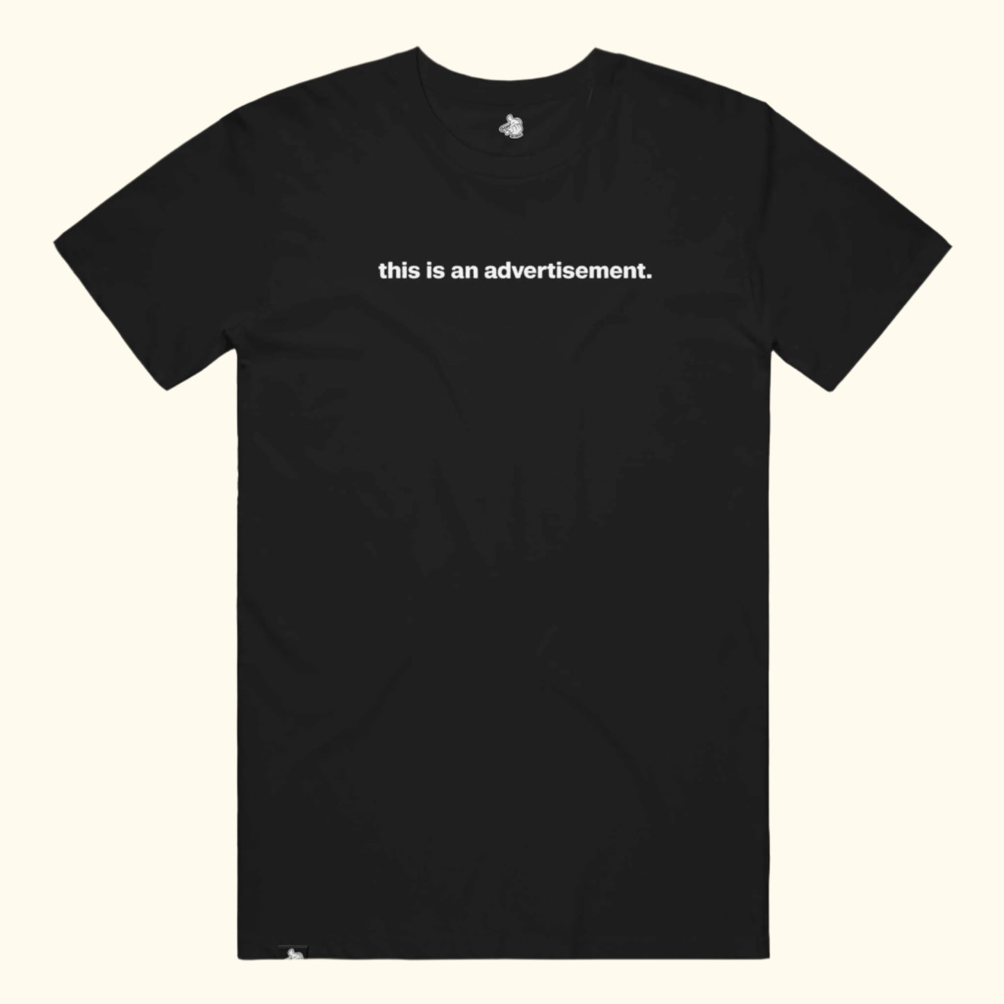 this is an advertisement. Tee