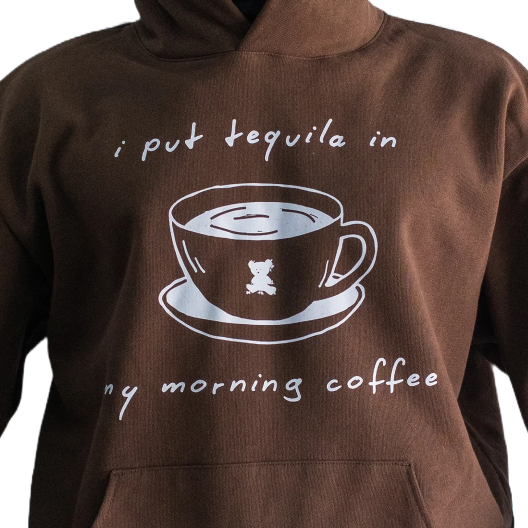 i put tequila in my morning coffee Lounge Hoodie